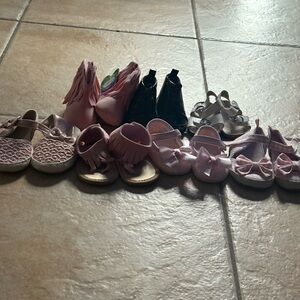 Charming Pink and Black Kids Boots